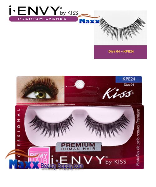 12 Package - Kiss i Envy Diva 04 Eyelashes - KPE24